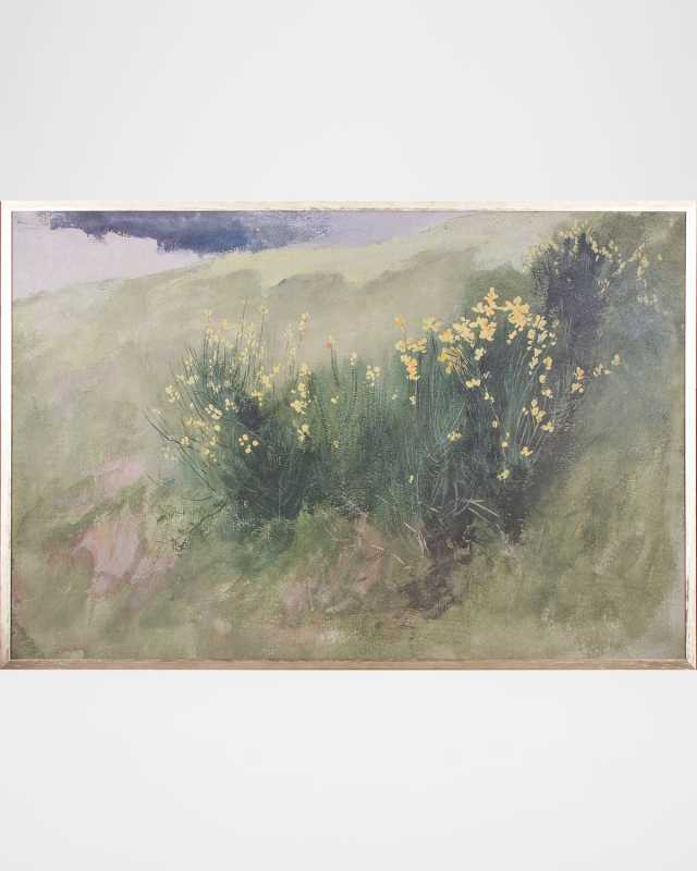 "Wildflower Landscape" Framed Giclee